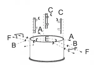 support brackets parts
