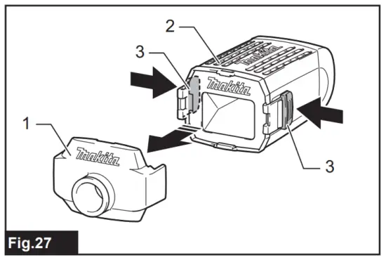 Replacing paper filter 