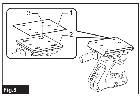Place a sheet of abrasive paper