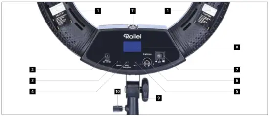 Rollei B07SS8M72Z Lumen Ring RGB RGB LED Ringlicht - Fig 1
