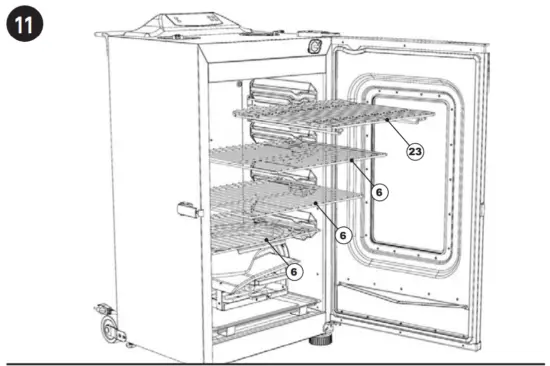 Masterbuilt MES 130P 30 in 1 8 Digital Electric Smoker - Assembly10