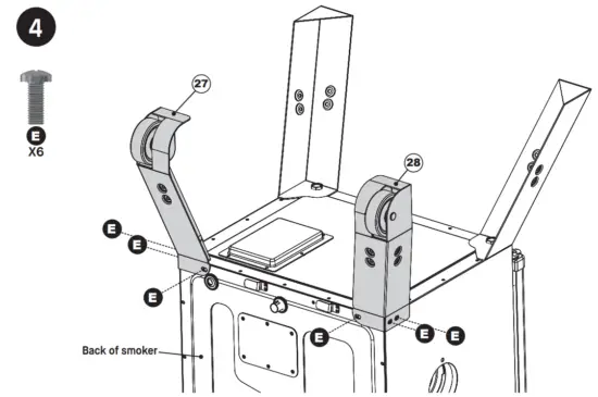 Masterbuilt MES 130P 30 in 1 8 Digital Electric Smoker - Assembly3