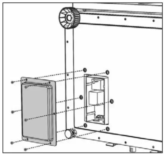 Masterbuilt MES 130P 30 in 1 8 Digital Electric Smoker - Power Circuit