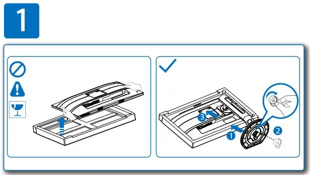 Philips Brilliance 272P7 LCD Monitor - Installing