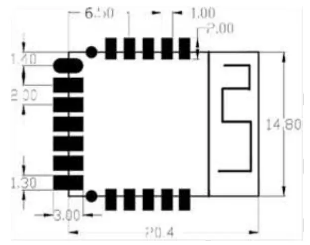 REXENSE REX3B21 Low-Power Zigbee Module 3