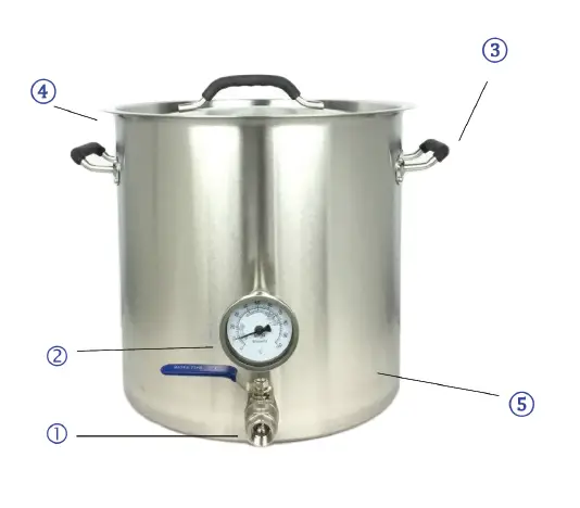 KLARSTEIN 10034267 Brauheld Pur Mash Kettle FIG 1