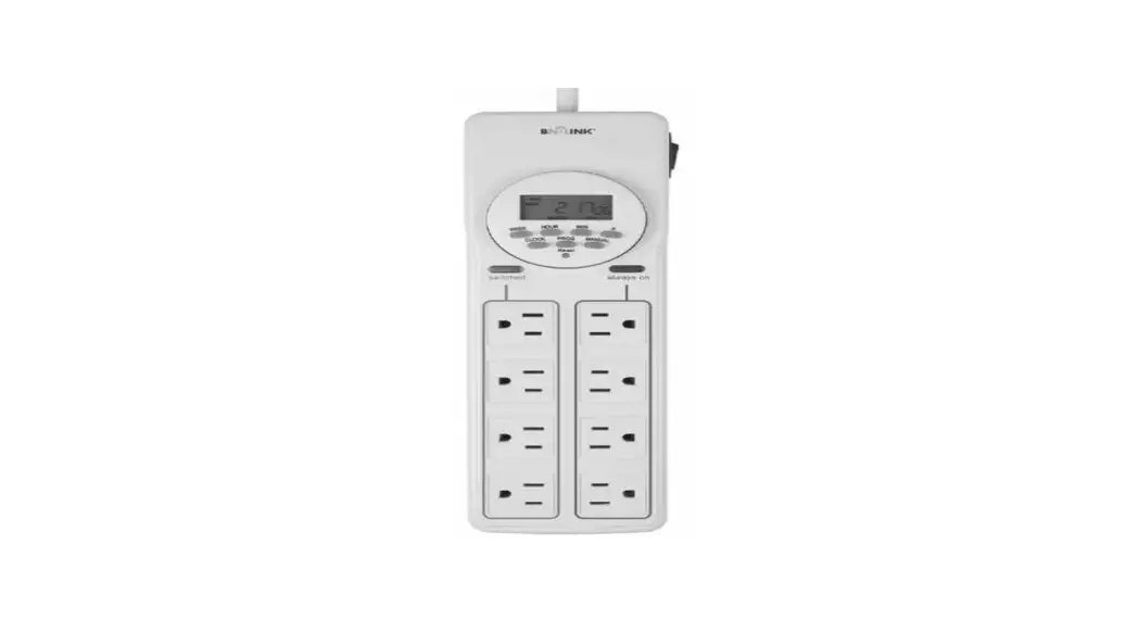 Bn-link Bnc-u1s 8 Outlet Surge Protector With Digital Timer Instruction Manual Bn-link Bnc-u1s 8 Outlet Surge Protector With Digital Timer Instruction Manual