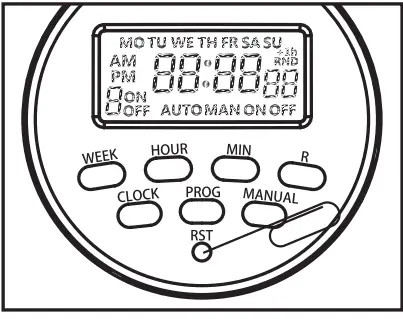 BN LINK BNC U1S 8 Outlet Surge Protector with Digital Timer - fig 1