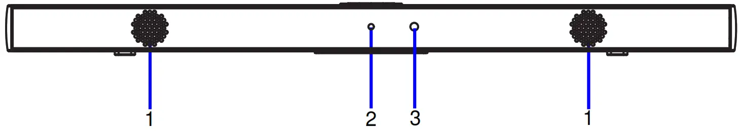 CRAIG CHT988 37 INCH STEREO SOUND BAR SYSTEM - Front View