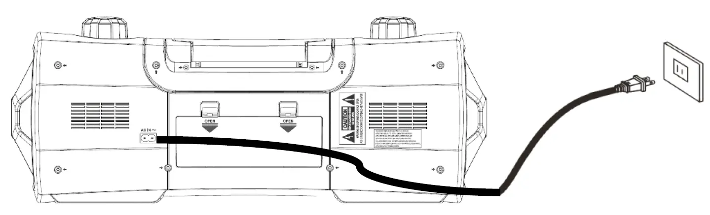 SYLVANIA-SRCD1075BT-CD-PLAYER-FM-RADIO-BLUETOOTH-LED DISPLAY-fig-5