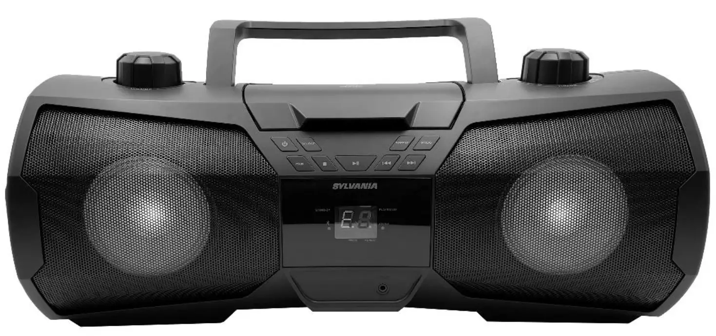 SYLVANIA-SRCD1075BT-CD-PLAYER-FM-RADIO-BLUETOOTH-LED DISPLAY-product