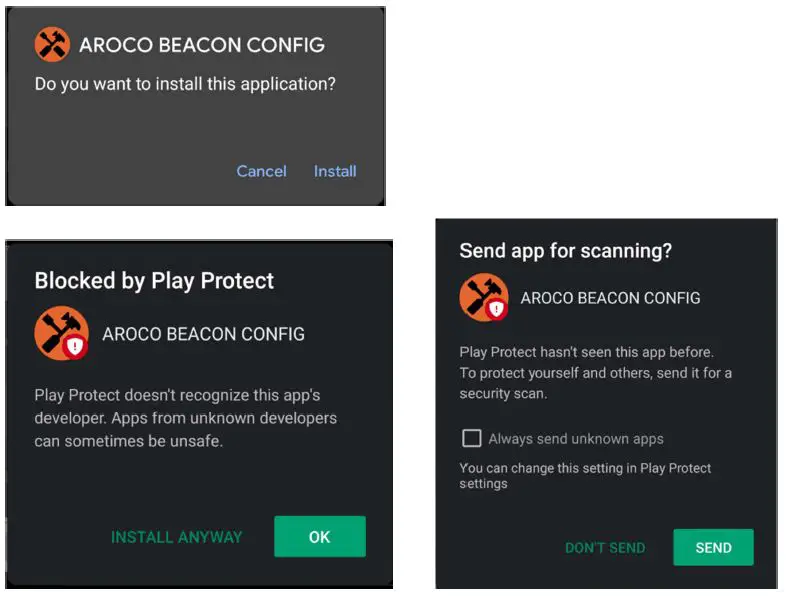 RODSUMWIRELESS AC-BLE-T110G Wireless Beacon with Vibration Detection FIG 4