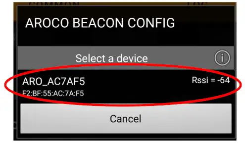 RODSUMWIRELESS AC-BLE-T110G Wireless Beacon with Vibration Detection FIG 9