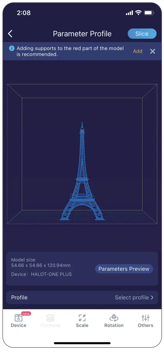 Creality Cloud App Print