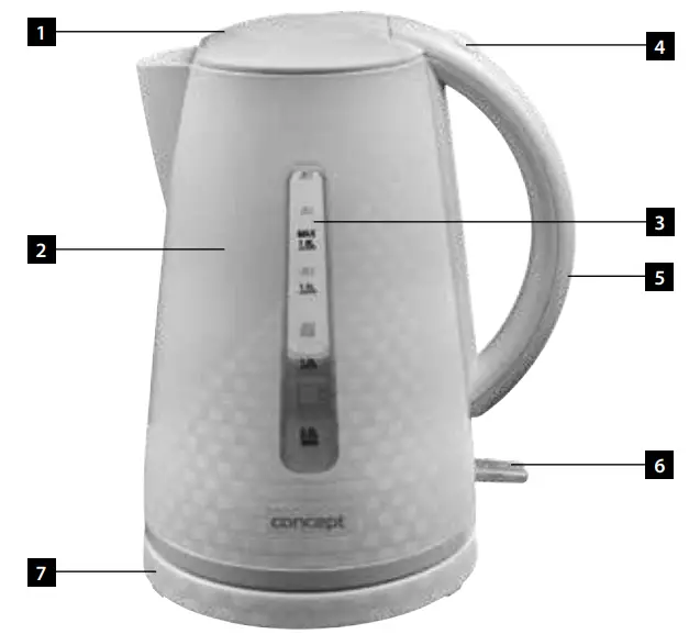 concept RK 232x Electric Kettle - 1