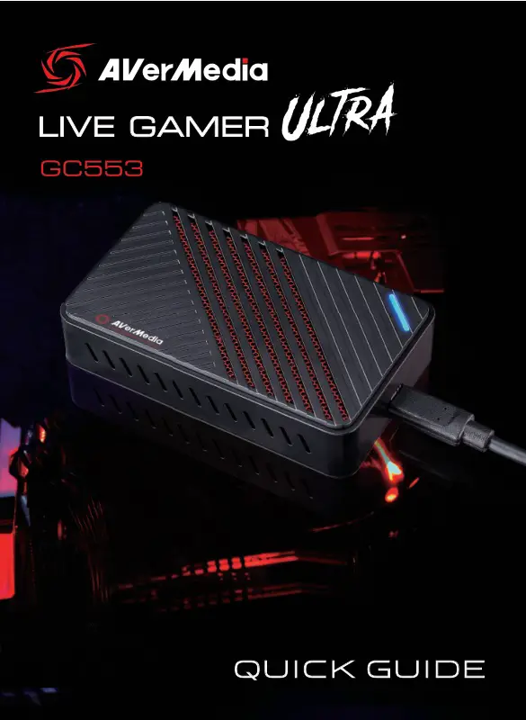 AVerMedia LIVE Gamer Ultra Capture Device