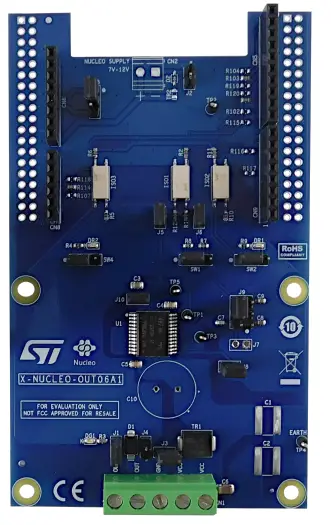 STMicroelectronics UM2866 X-NUCLEO-OUT06A1 Industrial Digital Output Expansion Board fig 1