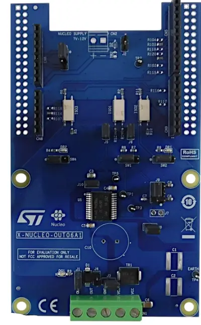 STMicroelectronics UM2866 X-NUCLEO-OUT06A1 Industrial Digital Output Expansion Board product