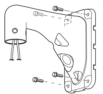 i-PRO-WV-QWL501-W-Wall-Mount-Bracket-fig-9