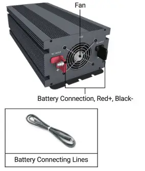 RICH SOLAR RS BV1000 Off-Grid Power Inverte - modifide sine