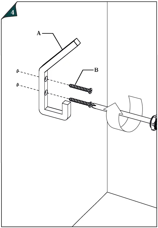 plank HARDWARE HOOK Dual Fixing Point-5