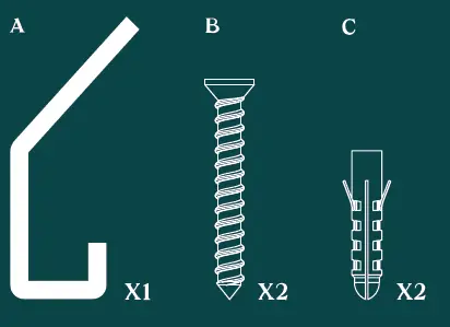 plank HARDWARE HOOK Dual Fixing Point-6