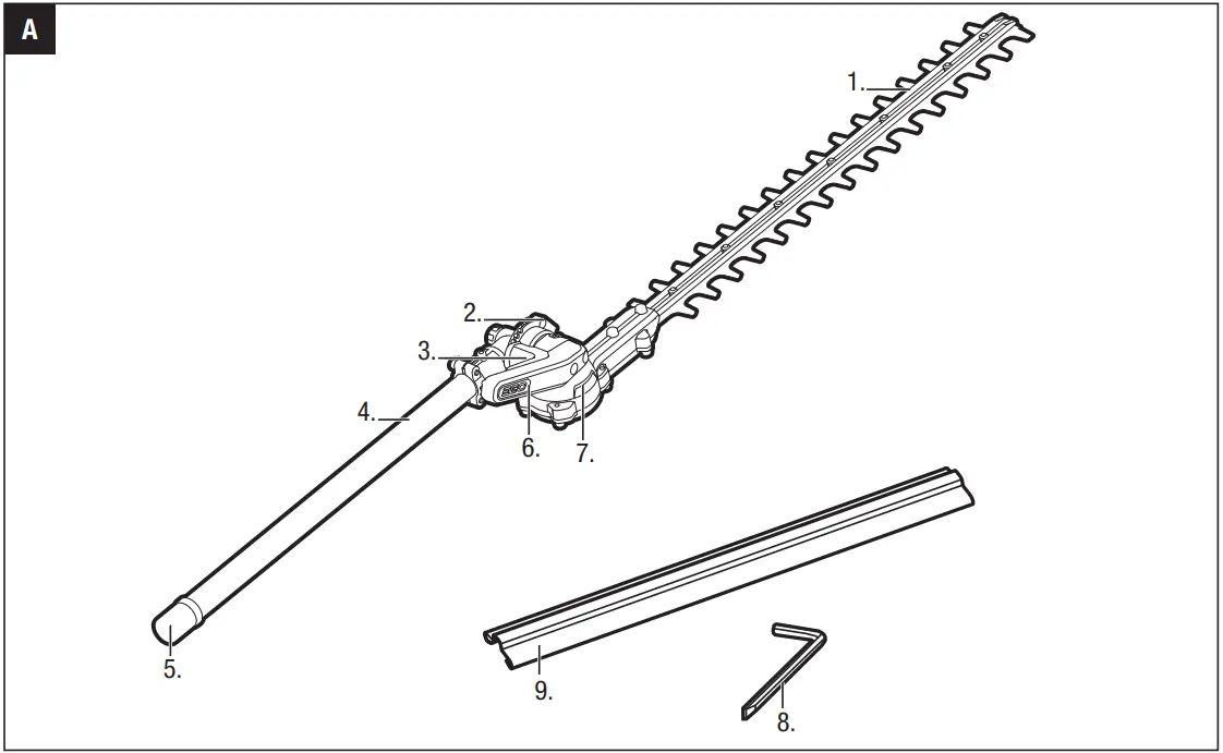 EGO HTA2000S Hedge Trimmer Attachment A1