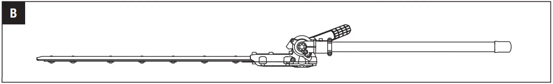 EGO HTA2000S Hedge Trimmer Attachment B