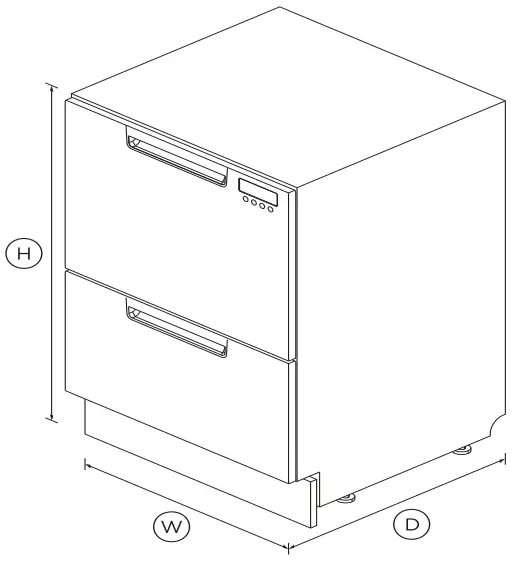 FISHER PAYKEL DD24DCHTX9 N Double DishDrawer Dishwasher - fig1