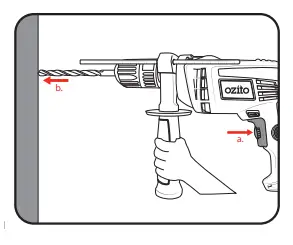 ozito HDR-7113 Hammer Drill FIG 11