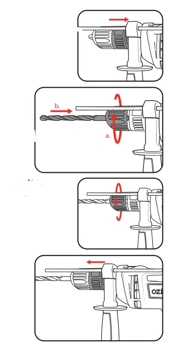 ozito HDR-7113 Hammer Drill FIG 4