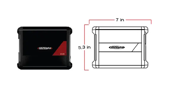 SOUNDIGITAL 1600.1 EVOX2 Car Audio Amplifier Owner's FIG 3