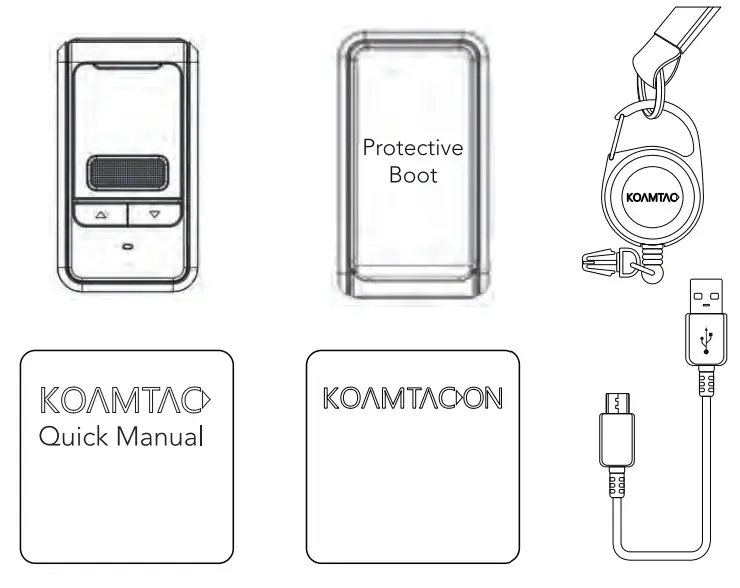 KOAMTAC KDC80 Wearable Barcode Scanner - what is in the boxe
