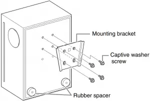 INSTALL THE SPEAKER ON THE WALL 2