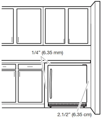 Whirlpool WUR50X24HZ Under Counter Refrigerator - Refrigerator