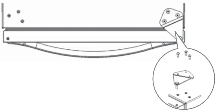 Whirlpool WUR50X24HZ Under Counter Refrigerator - screws total
