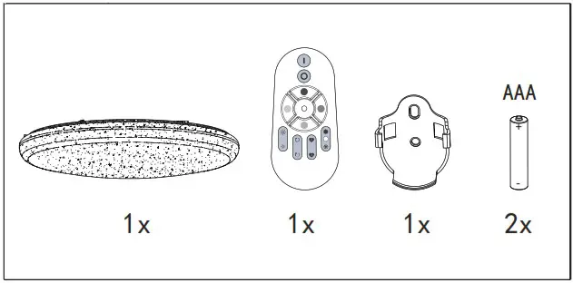 EGLO 98459 LED Ceiling Lamp - overview 1