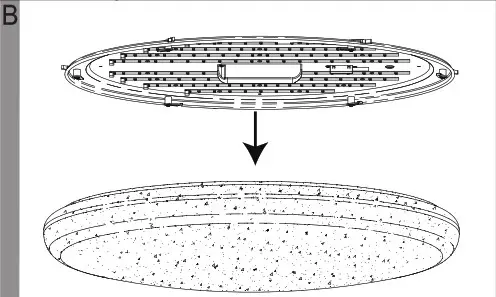 EGLO 98459 LED Ceiling Lamp - overview 4