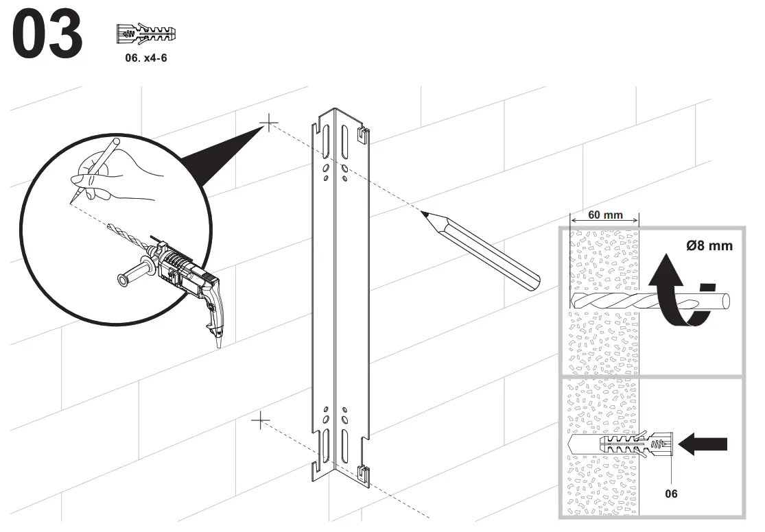 SCREWFIX 2744BTU Double Panel Plus Single Convector Radiator 500 x 700mm White - FIG6