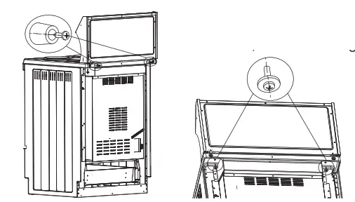 VOGUE APPLIANCES 310105 Freestanding Oven 600mm with Hotplate - screws