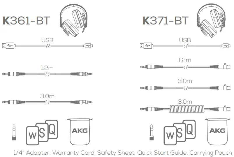 AKG K371-BT Over-Ear Closed-Back Foldable Studio Headphones-fig2