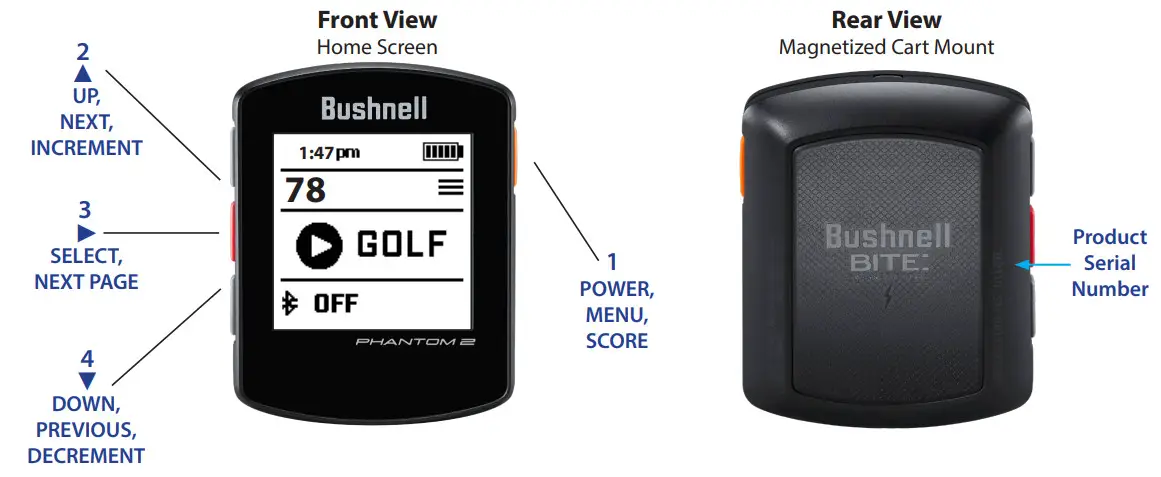 Bushnell GOLF Phantom 2 Gps Rangefinder - Figure 2