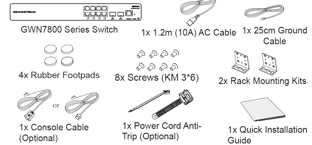 GRANDSTREAM GWN7800 Series Enterprise Layer 2+ Managed Network Switch 1