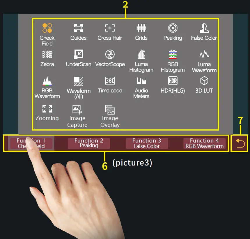 PortKeys BM5WR SDI 5.5 Inch Touch Screen Monitor 11