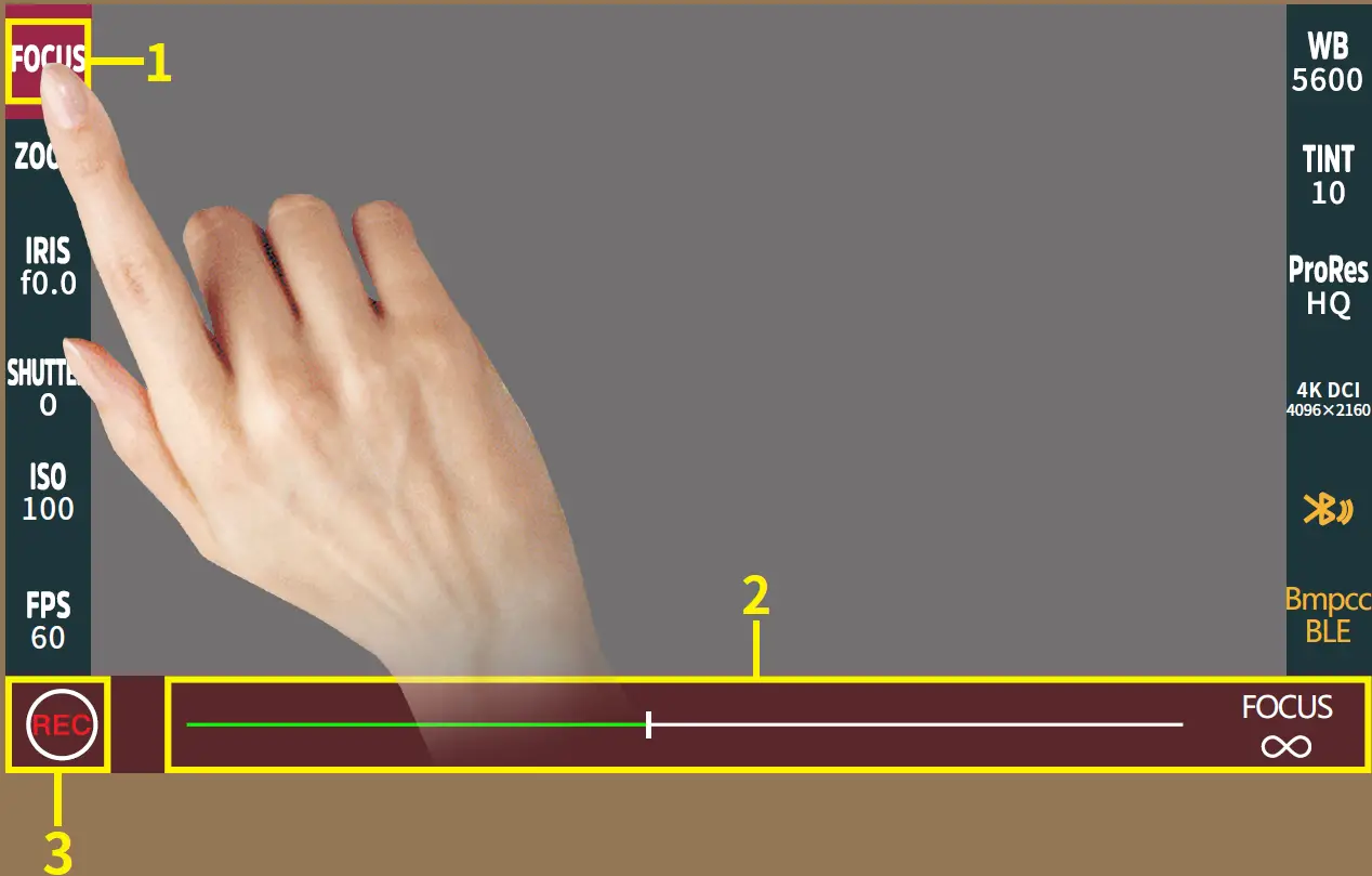 PortKeys BM5WR SDI 5.5 Inch Touch Screen Monitor 32