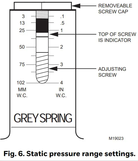 Honeywell Home Static Pressure Control (SPC) -SETTINGS