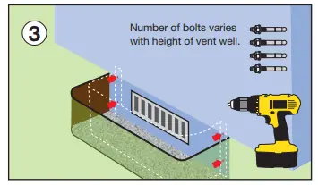 GIBRALTAR FOUNDATION VENT WELLS (4)