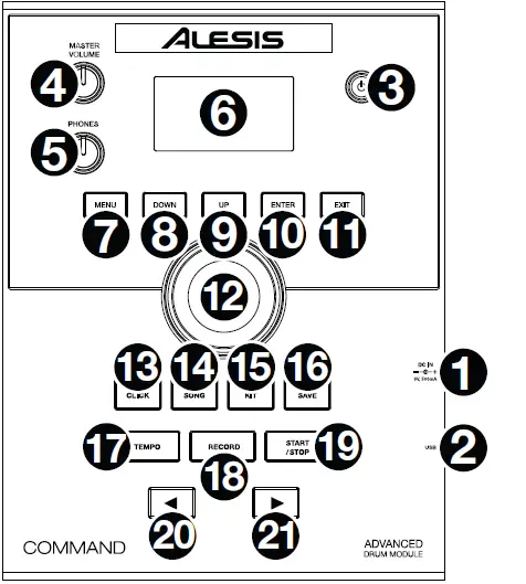 ALESIS DRUMS B09PFCZMVL Advanced Drum Module 01