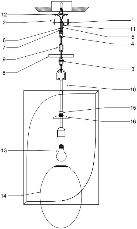 TROY LIGHTING F1218 1 Light 10 inch Gesso White Pendant Ceiling Light - Overview