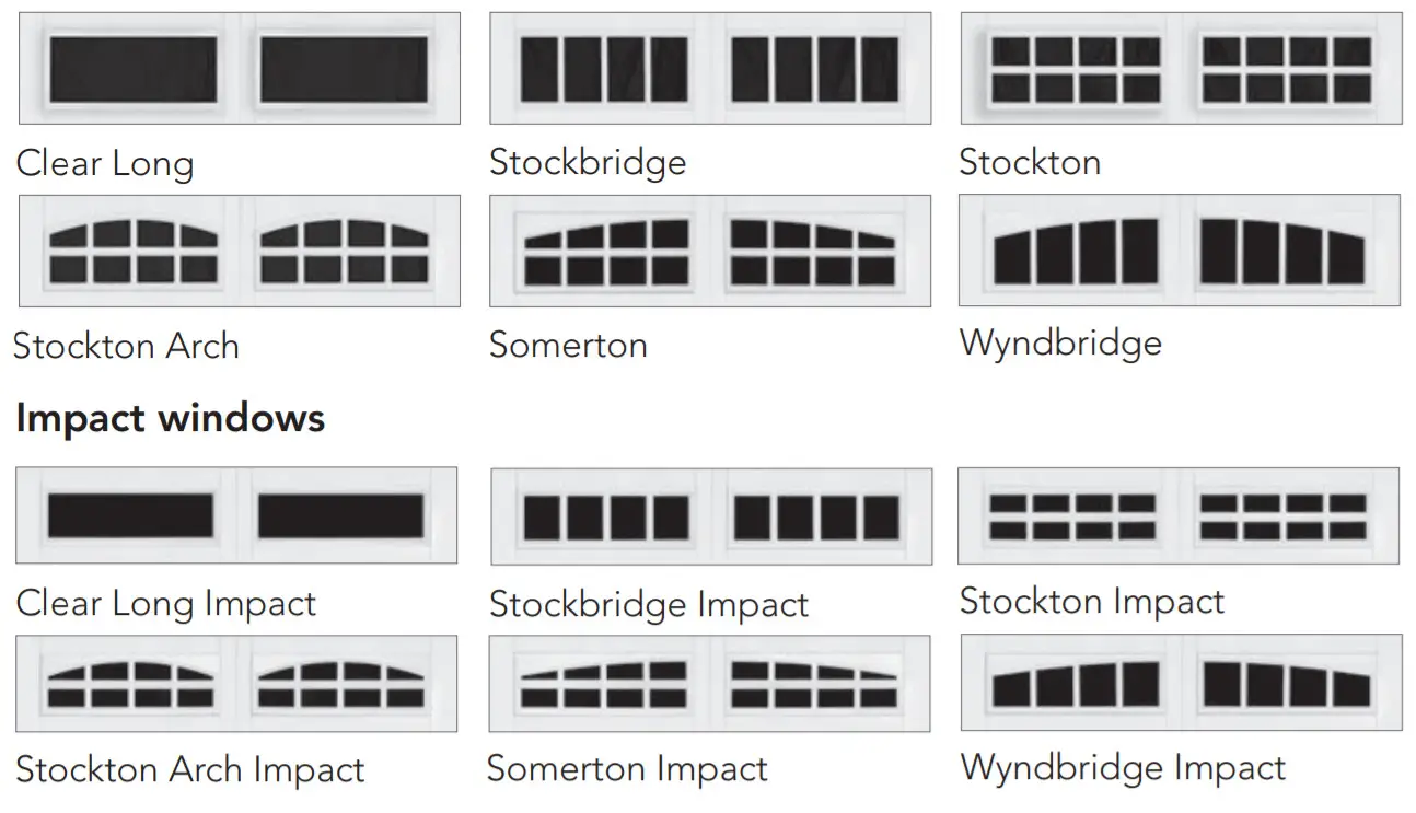 OVERHEAD DOORS 7565 - Non-impact